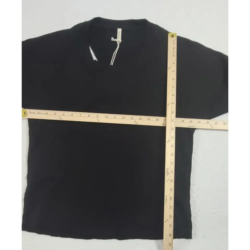 Lanston women's sweatshirt black NWT Size Small Athleisure Cozy Travel top - Picture 6 of 11